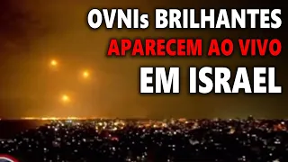 OVNIs APARECEM AO VIVO SOBRE ISRAEL - UM UAP É ATINGIDO E SE DIVIDE EM 2 - O QUE É ISSO?!