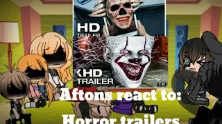 Aftons react to: Horror trailers (FINALLY)