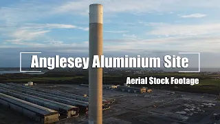 Anglesey Aluminium & Orthios Site - Cinematic Aerial Stock Footage