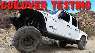 JEEP GLADIATOR RUBICON EVO COILOVERS KIT TEST