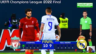 Penalty Shootout | Liverpool vs Real Madrid | UEFA Champions League 2022 Final | PES Gameplay PC