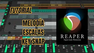 Crea melodías como un profesional PARTE 1: Domina intervalos, escalas y Key Snap con REAPER