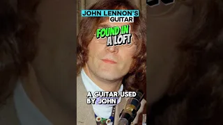 John Lennons Lost Guitar Found In Attic #johnlennon #thebeatles