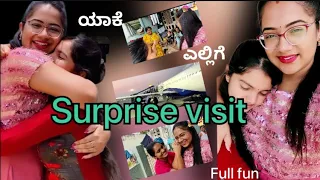 Back to Karnataka 😁|| surprise visit || fun vlog || chandana vlogs