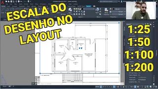 CONFIGURAR A ESCALA DO DESENO NO LAYOUT DO AUTOCAD USANDO VIEWPORTS