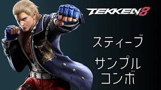 鉄拳8  サンプルコンボ スティーブ・フォックス tekken8 Steve Fox Sample Combos