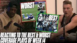 The Best And Worst Defensive Back Plays Of NFL Week 14 With Darius Butler | Pat McAfee Show