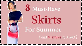 Why You Only Need 8 Skirts This Summer | 8 Skirts = 30+ Outfits | & MISTAKES ❗️ to Avoid
