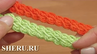 Мастер класс по вязанию шнур гусенички Урок 102 Romanian Lace Cord