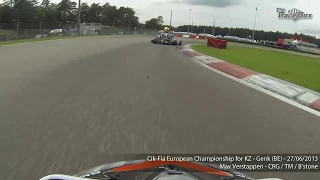 Onboard Max Verstappen's fastest karting lap of Genk European Championship 2013, part 2