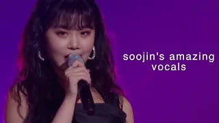 soojin's amazing vocals