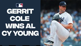 Yankees' Gerrit Cole unanimously wins the 2023 American League Cy Young Award! (2023 Highlights)