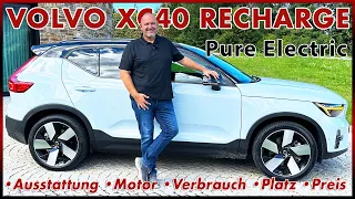 Volvo XC40 Recharge Single Motor Extended Range - 575 km Reichweite 200 kW Laden | Test Review 2023