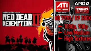 Red Dead Redemption 2 - AMD Radeon HD 7970/ R9 280X