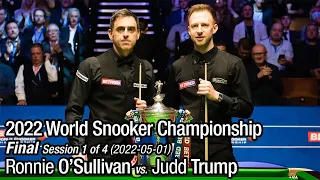 2022 World Snooker Championship Final: Ronnie O'Sullivan vs. Judd Trump (Full Match Part 1/4)