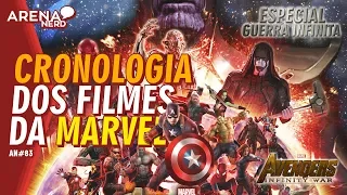 A Ordem Cronológica dos Filmes do Universo da Marvel | Especial Vingadores Guerra Infinita | AN#83