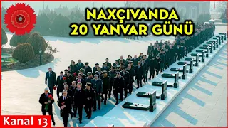 Naxçıvanda 20 YANVAR şəhidlərinin XATİRƏSİ ANILDI