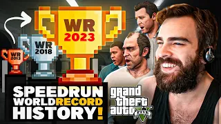 How Speedrunners Destroyed GTA 5 Over 10 Years - World Record Progression