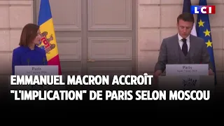 Emmanuel Macron accroît "l'implication" de Paris selon Moscou