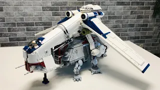 LEGO Custom Republic Dropship - Обзор Кастомного Дропшипа