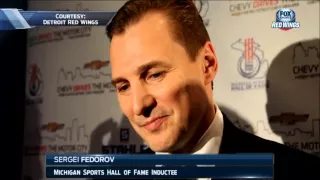 Ken Holland and Sergei Fedorov  - Michigan Sports Hall of Fame