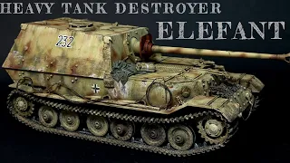 TAMIYA 1/35  German Heavy Tank Destroyer  ELEFANT【Color modulation paint】 #modelmaking #scalemodel