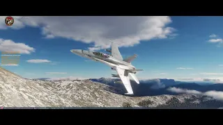 DCS: F-18 Growling Sidewinder Open Conflict! - 4 Kill
