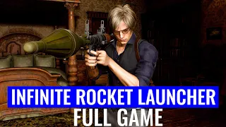 Resident Evil 4 Remake - INFINITE ROCKET LAUNCHER Full Gameplay (Professional, 4K 60FPS)