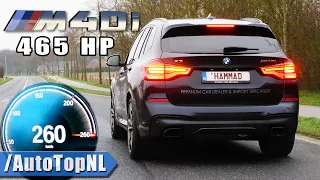 465HP BMW X3 M40i 0-260KMH & *DECAT* Exhaust Sound by AutoTopNL