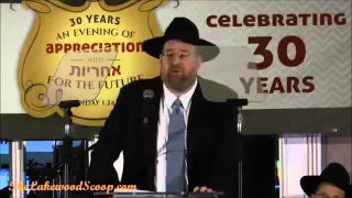 Shlomo Yehuda Rechnitz Speech about Lakewood schools, Jan 24 2016