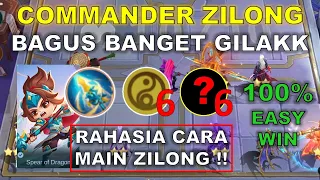 COMMANDER ZILONG BAGUS BANGET GILAKK !! RAHASIA CARA MAIN ZILONG !! COMBO MAGIC CHESS TERKUAT 2024