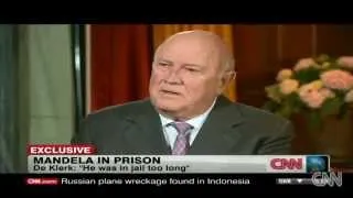 De Klerk on CNN with Amanpour (10th May 2012)