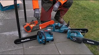 Unboxing and Test NEW Makita Battery Chainsaw 2020 (DUC306)