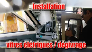 installation dégivrage et vitres électriques Renault Express