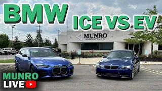 BMW: ICE vs EV | 2022 BMW i4 M50 vs 2010 BMW M3