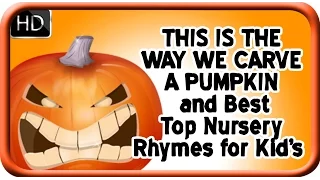 This Is The Way We Carve A Pumpkin Song | Mickey Mouse Carve Nursery Rhymes For Children
