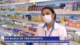 Aumenta a procura por remédios para tratar os sintomas da gripe H3N2