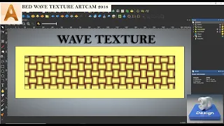 How to make 3D Texture BED #19 || TEXTURE RELIEF || SCALE RELIEF || ARTCAM TUTORIAL IN HINDI