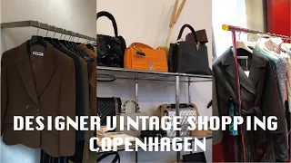 Designer Vintage Thrifting In Copenhagen | ft. Acne Studios, Gucci, Chanel, Dior