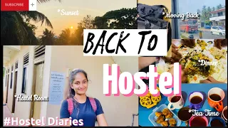 MOVING BACK To The Hostel Life: Srilankan Uni Student | University Of kelaniya | Study Vlog*Tea Time