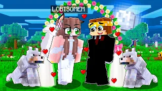 CASANDO COM A GAROTA LOBISOMEM no MINECRAFT ! ‹ Alex ›