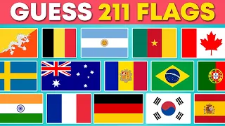 Guess And Learn All 211 Flags Of The World!