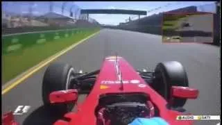 Fernando Alonso Onboard - Australian GP FP1 - 2013 season