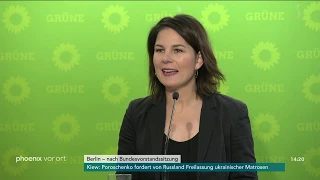 Annalena Baerbock und Katja Kipping zum Ukraine-Konflikt am 26.11.18