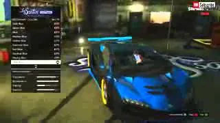 GTA 5 Secret Paint Job   TRON Evolution Custom Respray Guide On GTA 5 Online ! GTA V