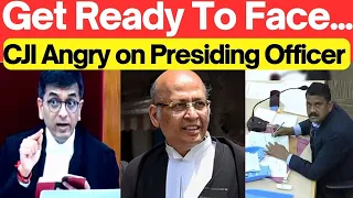 CJI Angry on Presiding Officer; Get Ready To Face #lawchakra #supremecourtofindia #analysis