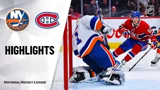 NHL Highlights | Islanders @ Canadiens 12/3/19