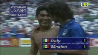 italy vs Mexico 1 - 1 Highlights Group Stage  World Cup 94 HD