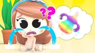 It's OK to Cry! ✨Baby Rapunzel has Rainbow Tears | Cartoon for Kids | Good Manners | Increditales