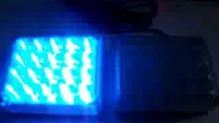 20led red/blue police flashing light